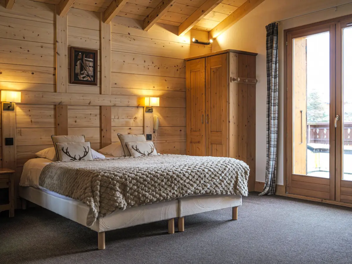 Hôtel Le Crêt, Morzine - Chambre double